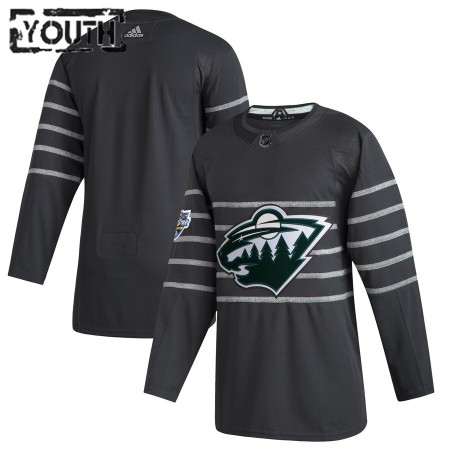 Minnesota Wild Blank Grijs Adidas 2020 NHL All-Star Authentic Shirt - Kinderen